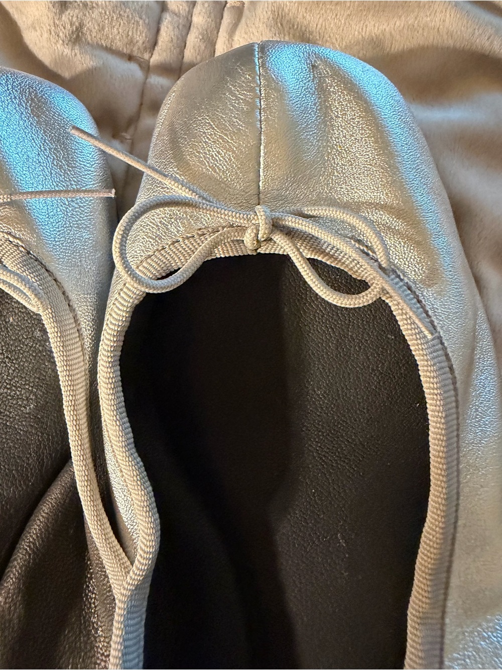 Rag & Bone Metallic Ballerina Flats, Size 36.5